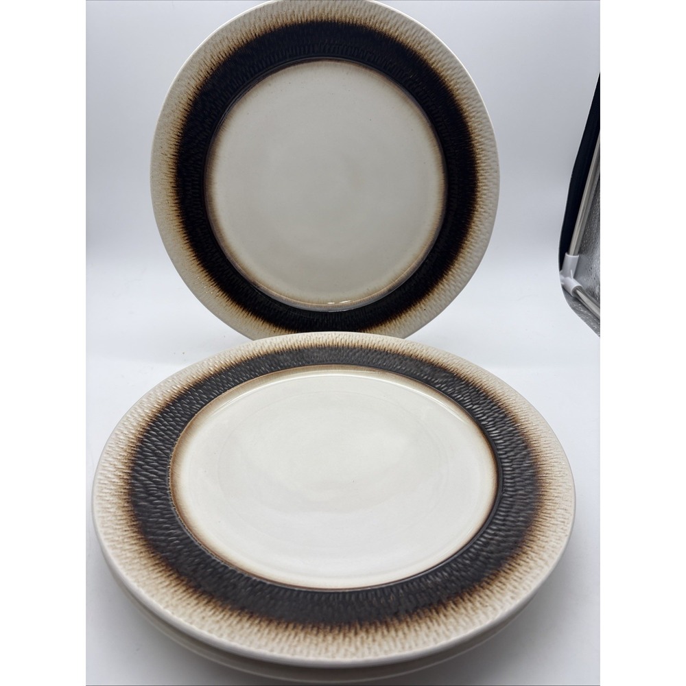Set Of 3 - Pfaltzgraff ECLIPSE BRONZE Dinner Plates 11 1/4"